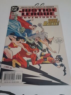 DC Justice League Adventures Comic Book Young In-Justice